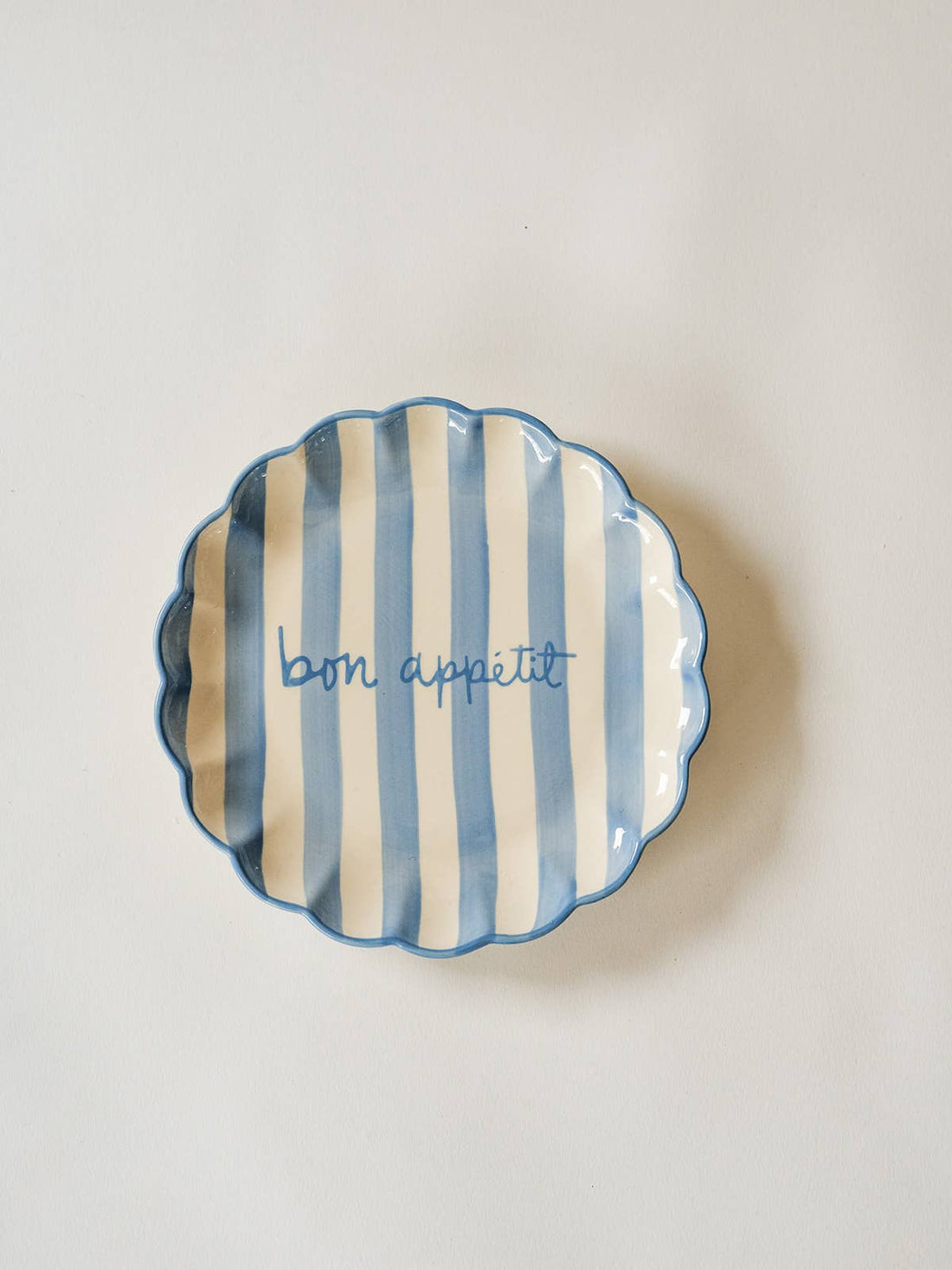 Kinsey Scallop Dessert Plate