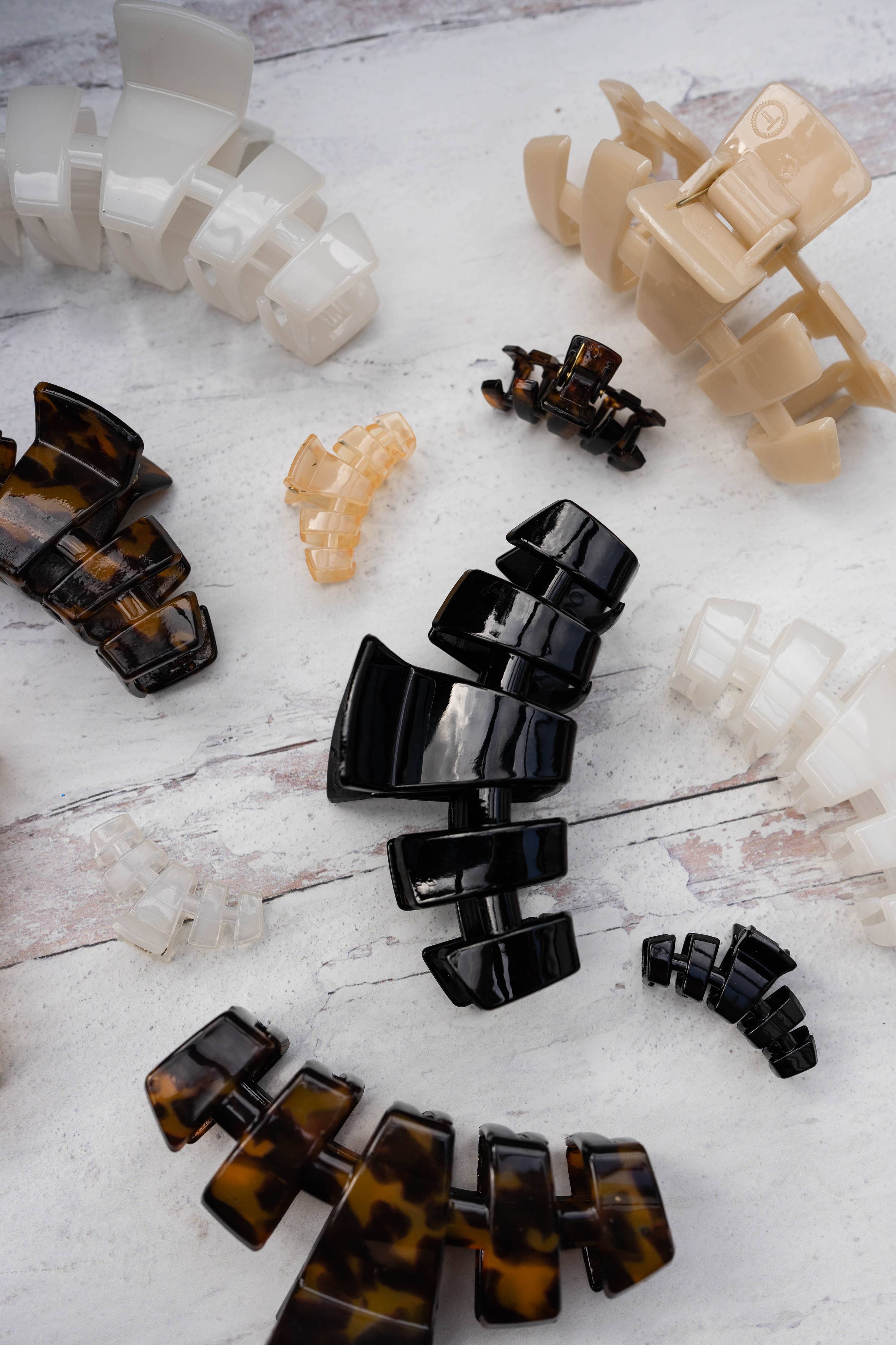 Jet Black Classic Hair Clip