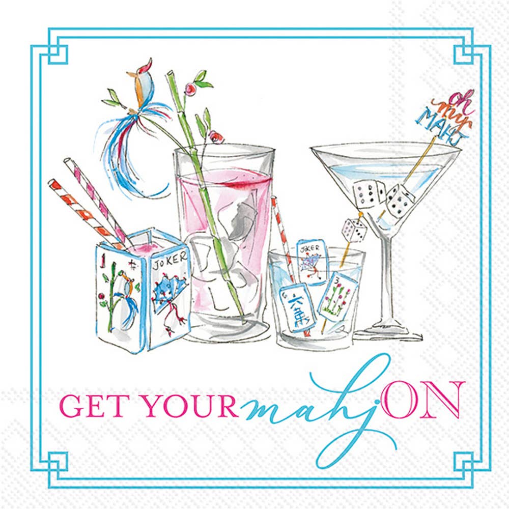Mahjong Cocktail Napkins