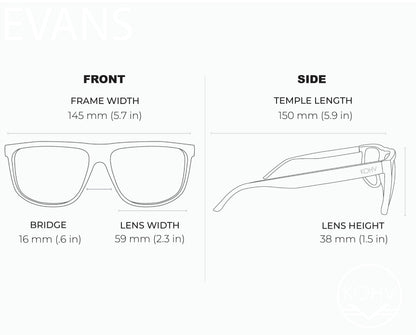 Evans Midnight Fade Sunnies
