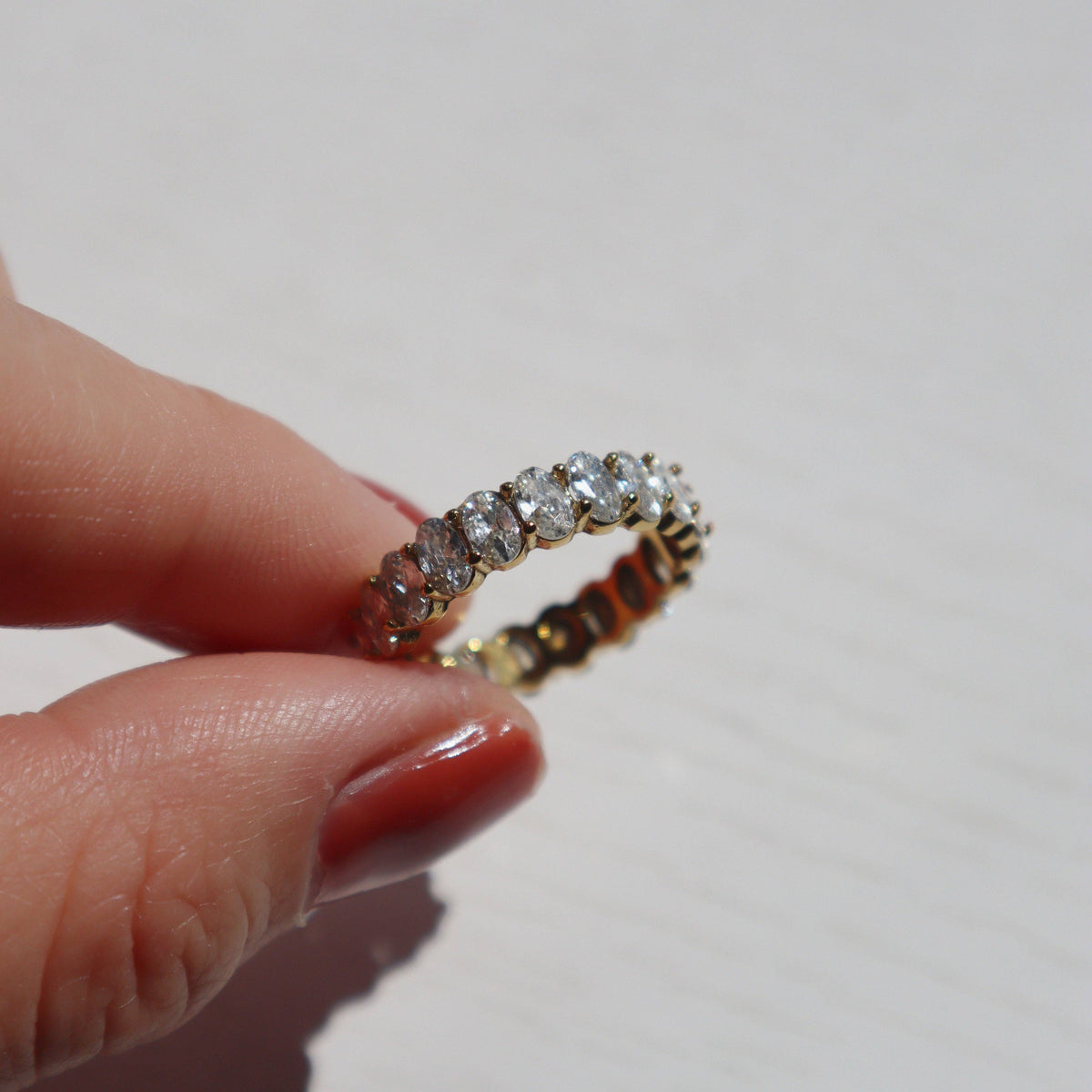 Oval Eternity Ring