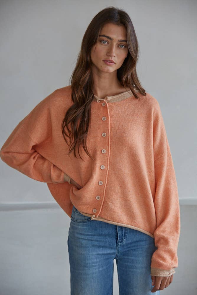 Creamsicle Classic Cardigan