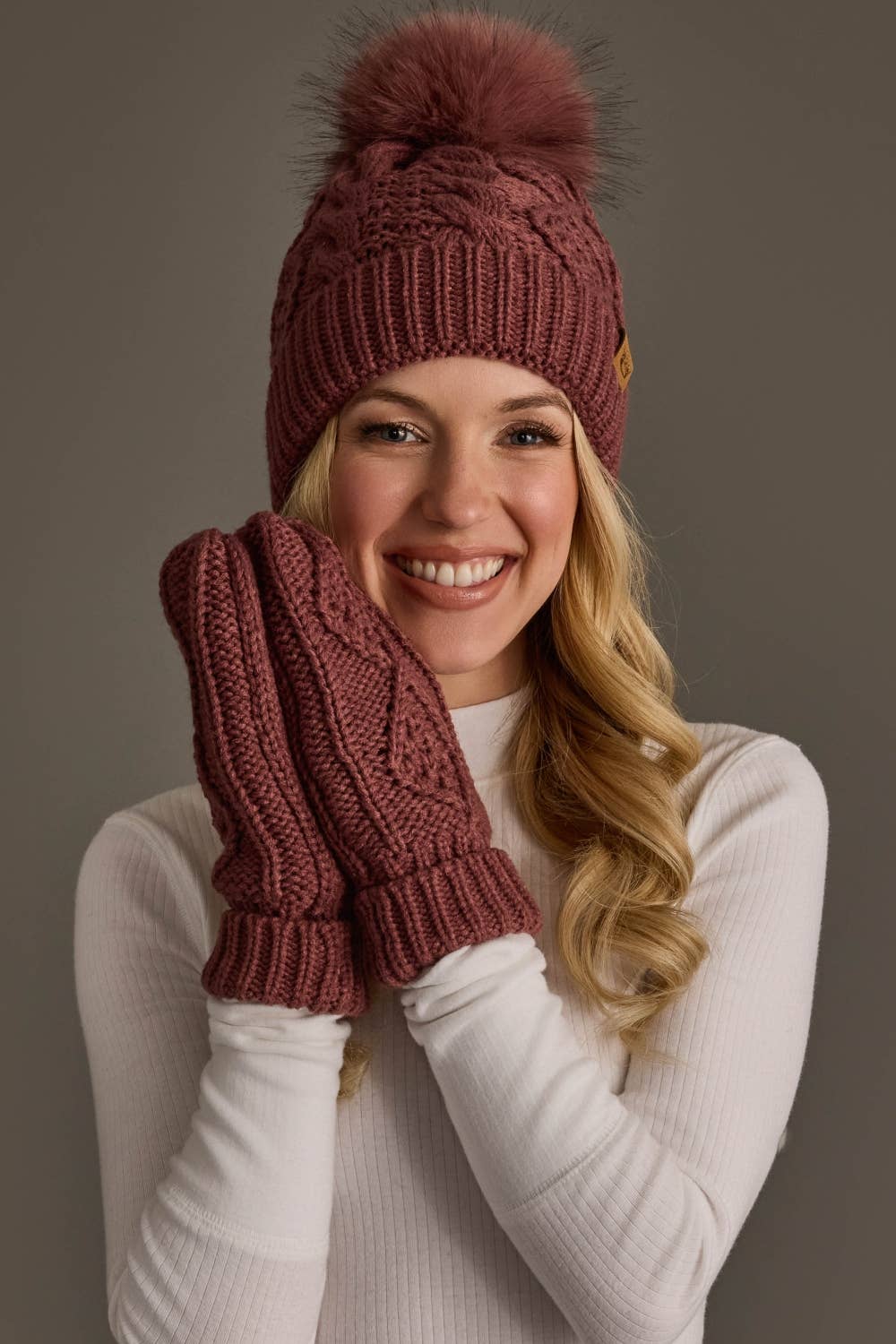 Mauve Mittens