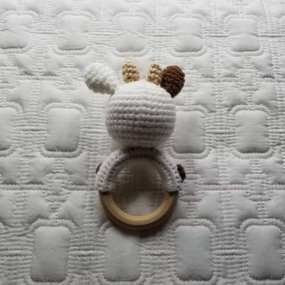 Cow Crochet Rattle