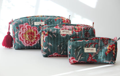 Emerald Garden Travel Pouch