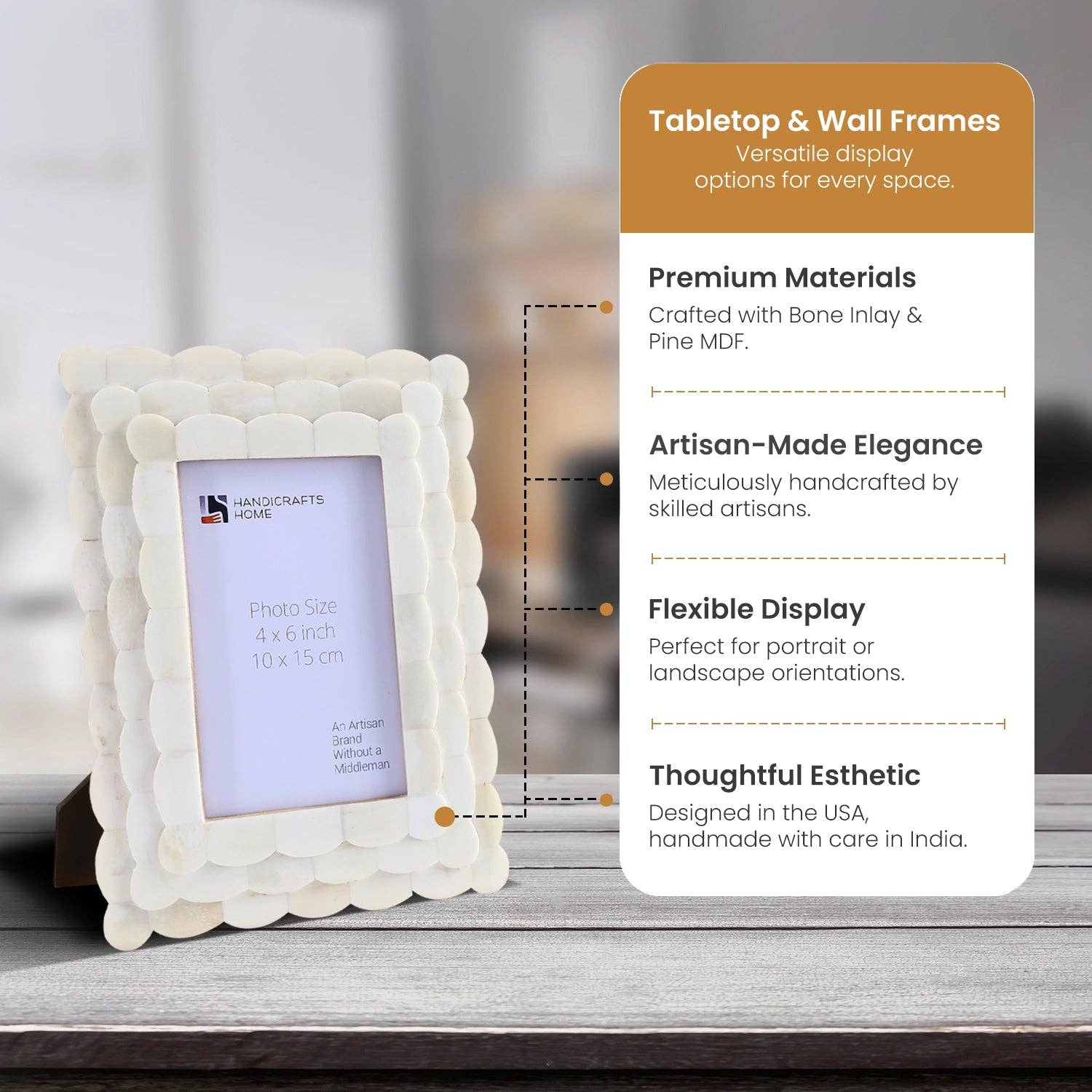Scallop Edge Picture Frame