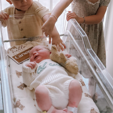 Teddy Bamboo Muslin Swaddle Baby Blanket