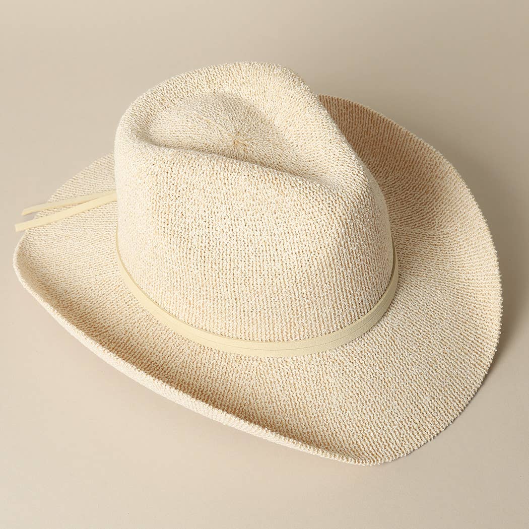 Terry Cloth Panama Hat