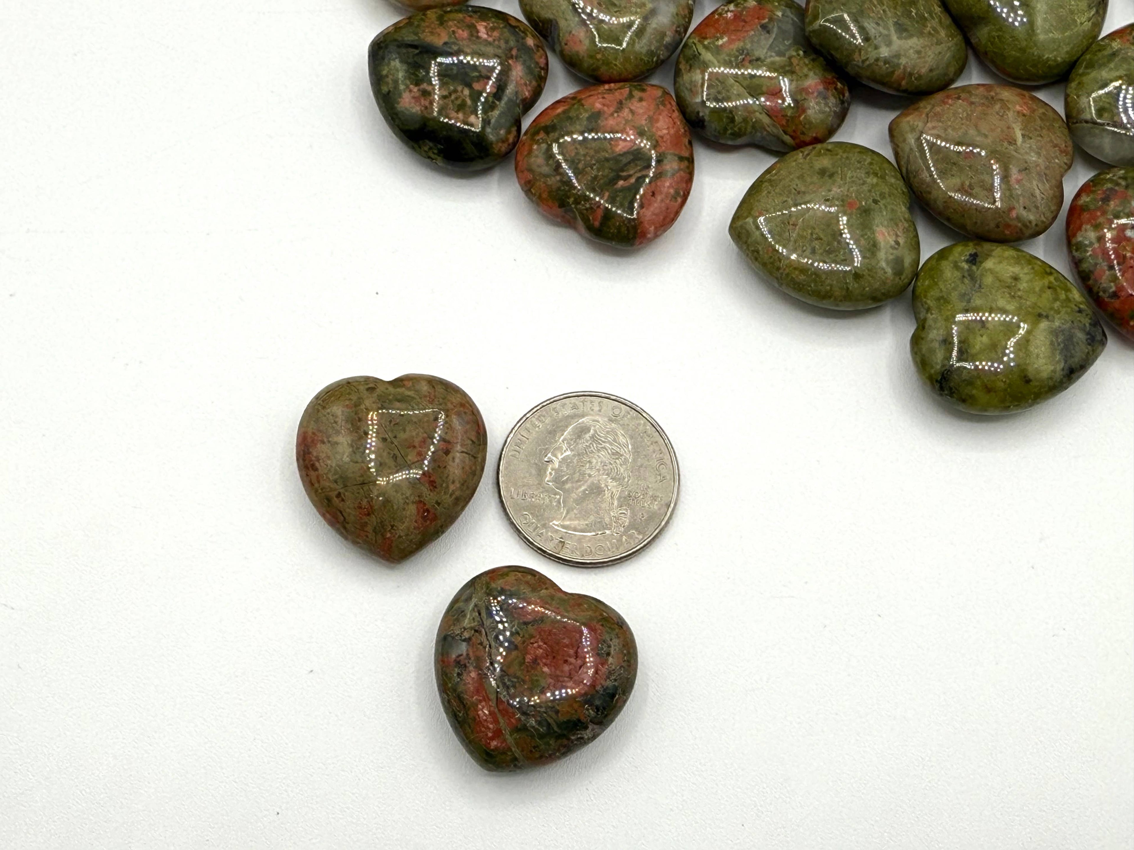 Unakite Mini Heart