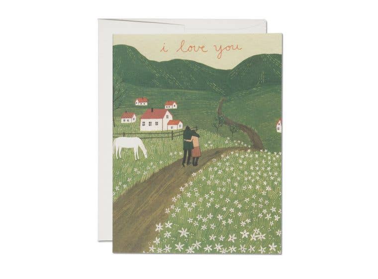 Country Road Greeting Card