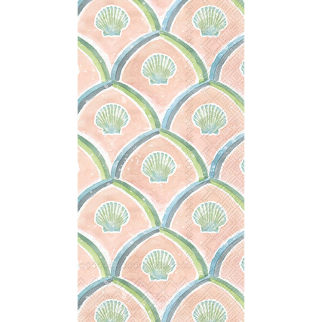 Watercolor Shells Guest Towel