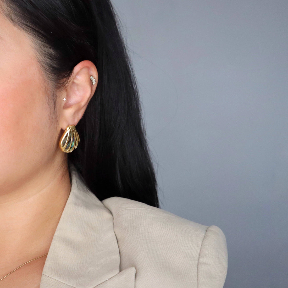 Aurora Seashell Earrings