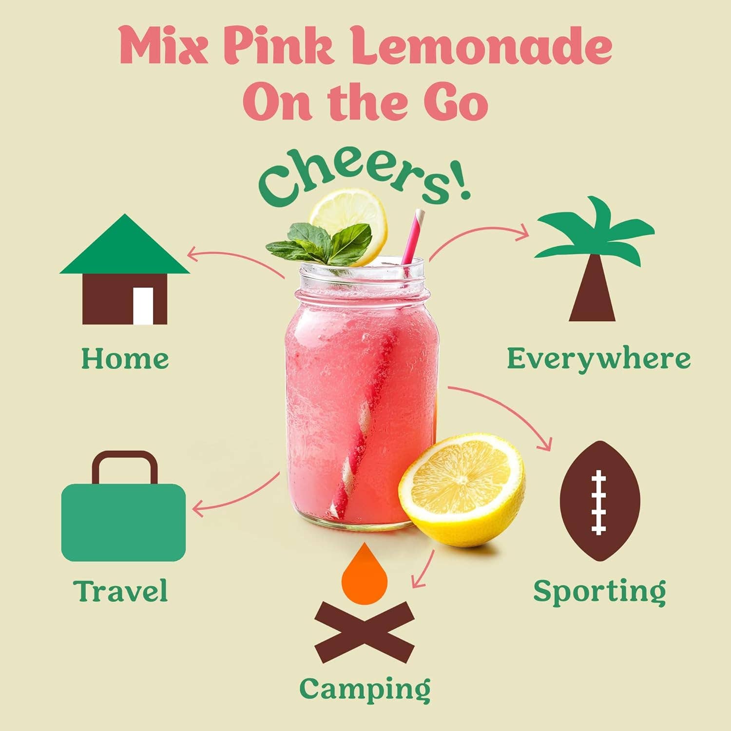 Pink Lemonade Cocktail Mix
