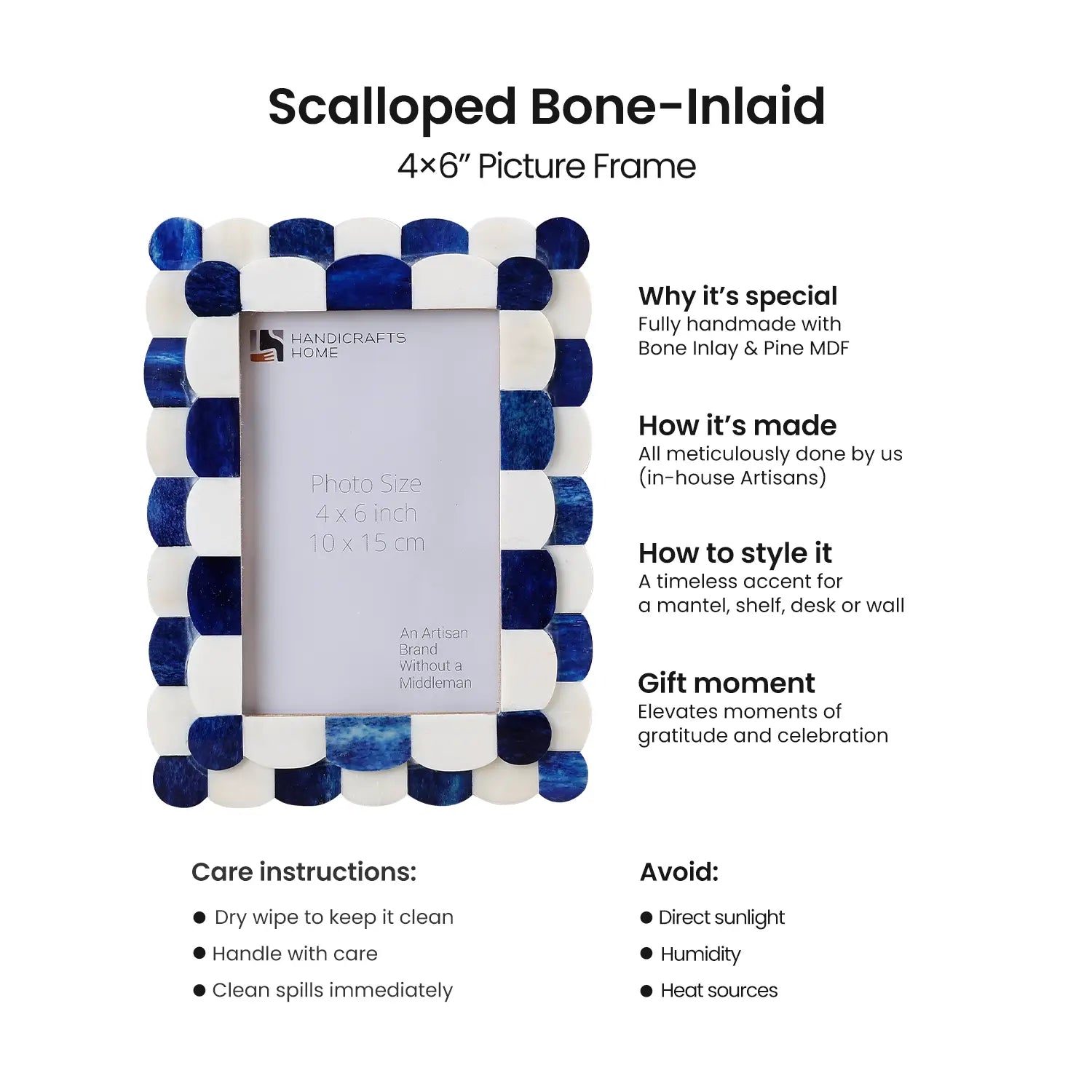 Scalloped Ocean Frame