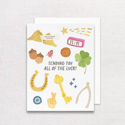 Sending You All of The Luck Card