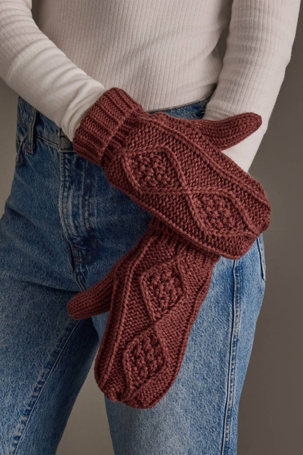 Mauve Mittens