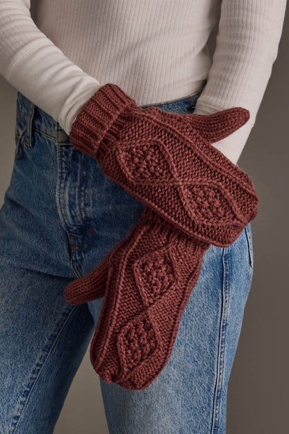 Mauve Mittens