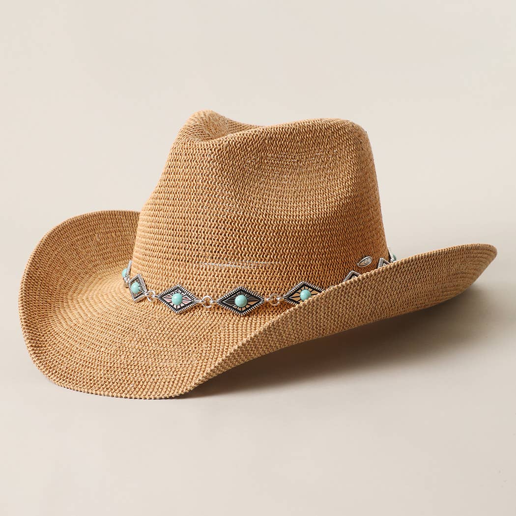 Western Chic Straw Hat