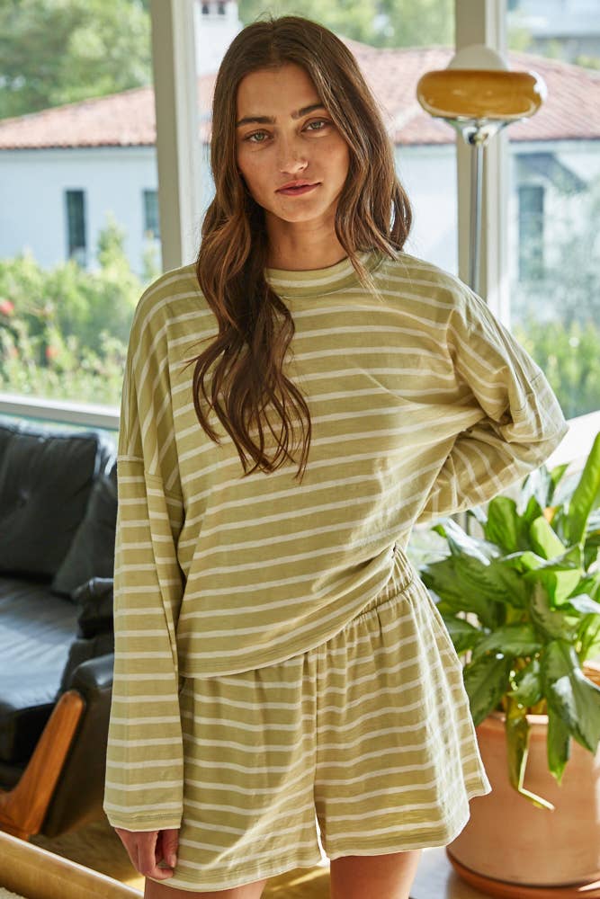 Beach Days Striped Shorts
