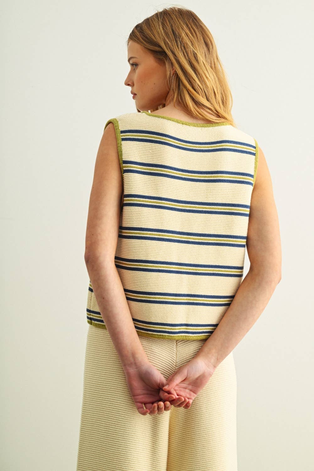 Alyssa Stripe vest