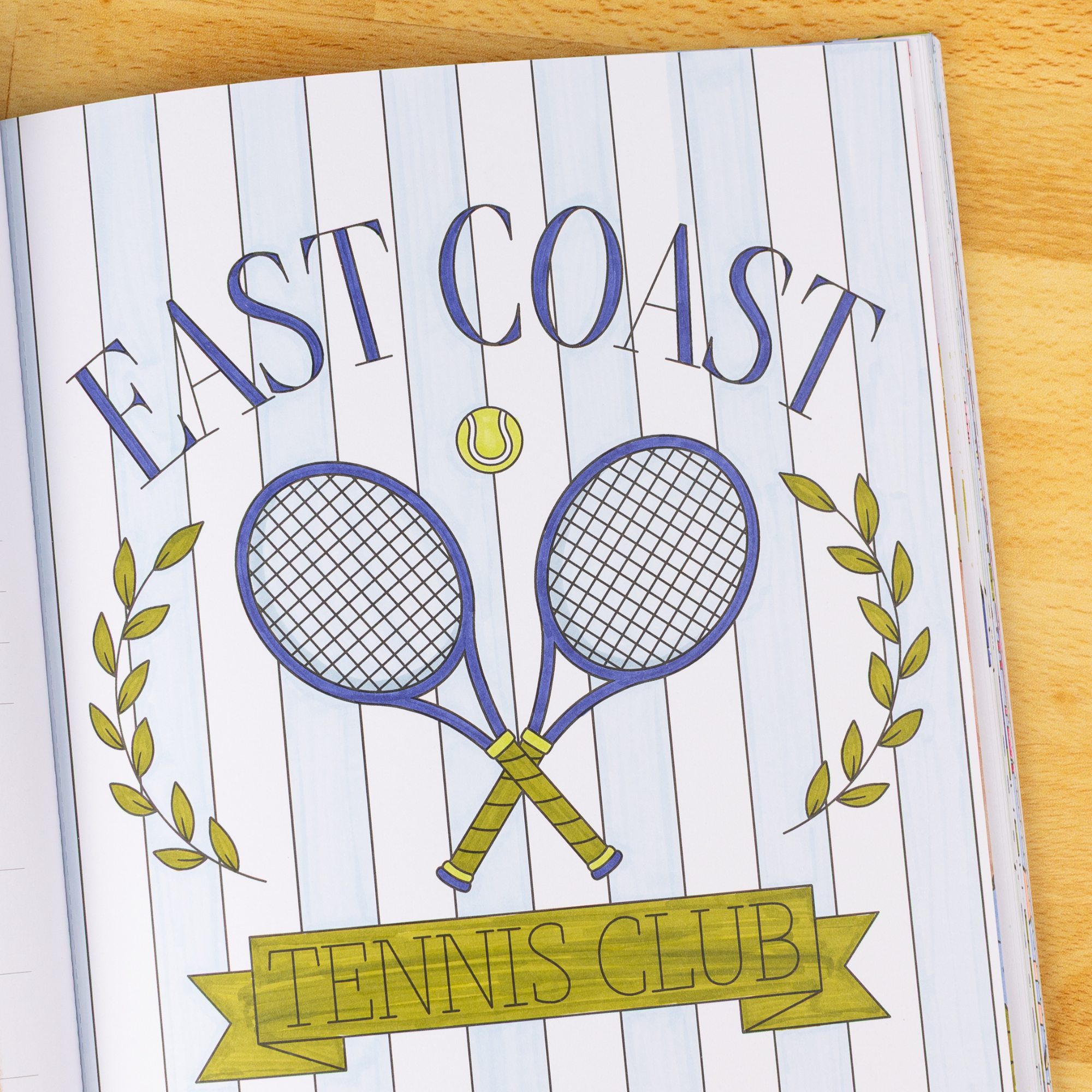Coastal Americana Coloring Book