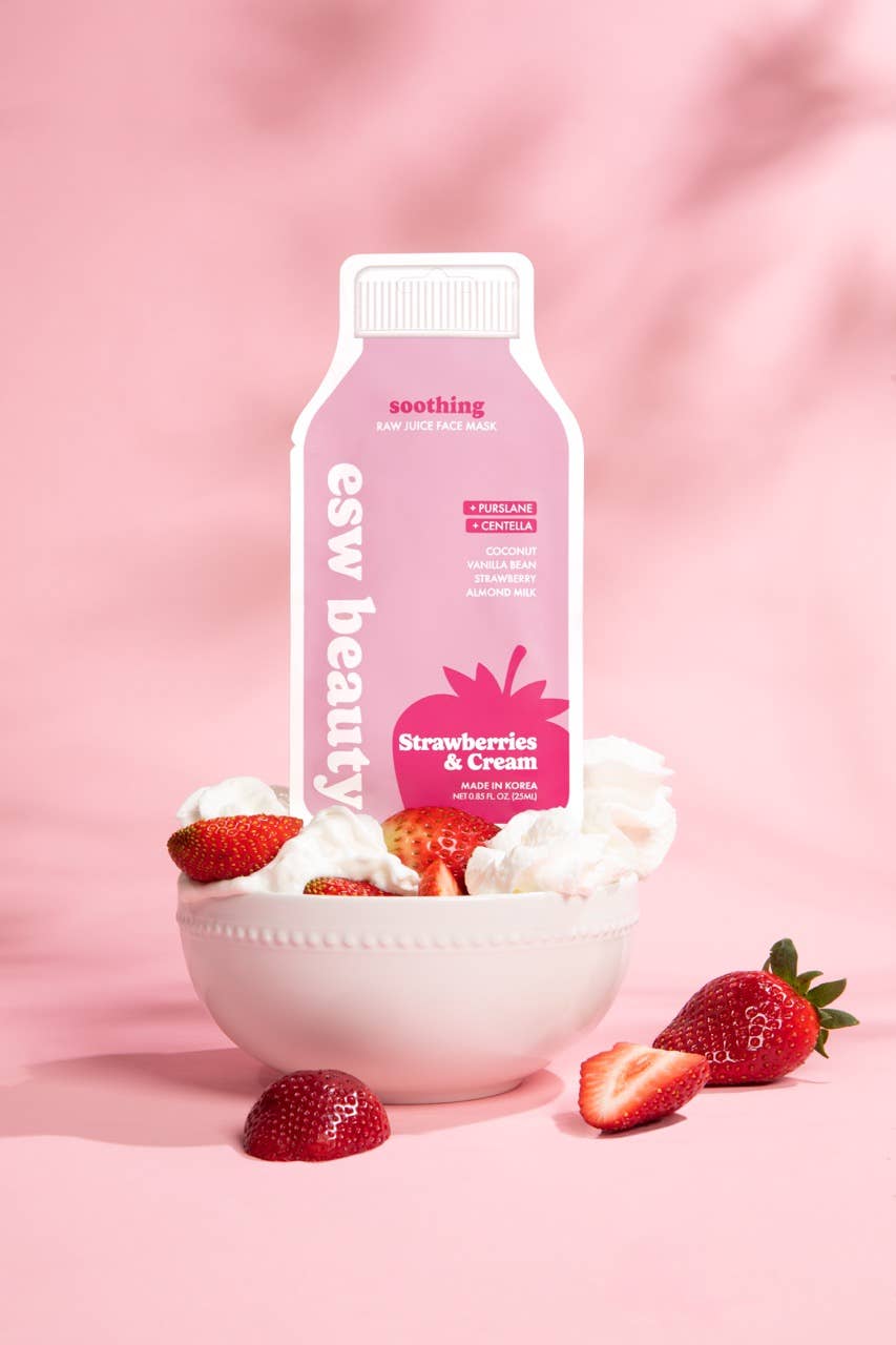 Strawberries and Cream Sheet Mask