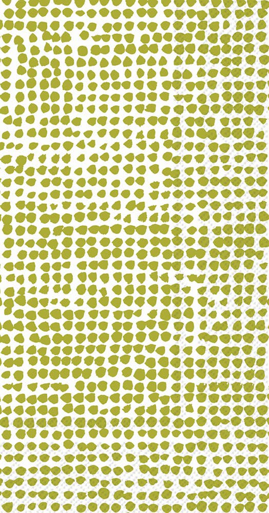 White Green Marimekko Paper Guest Towels