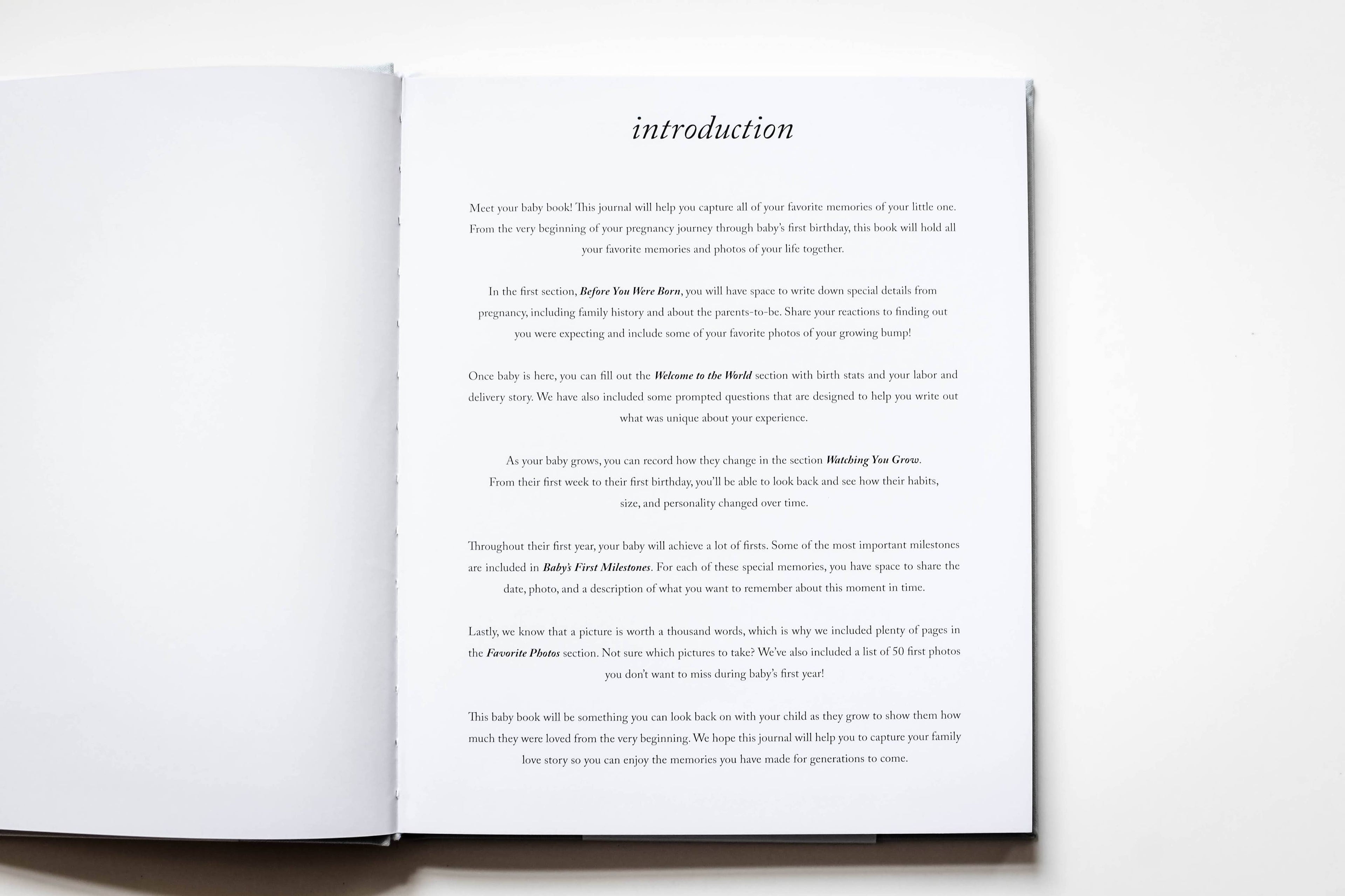 The First Year Journal