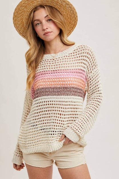 Sunset Crochet Sweater