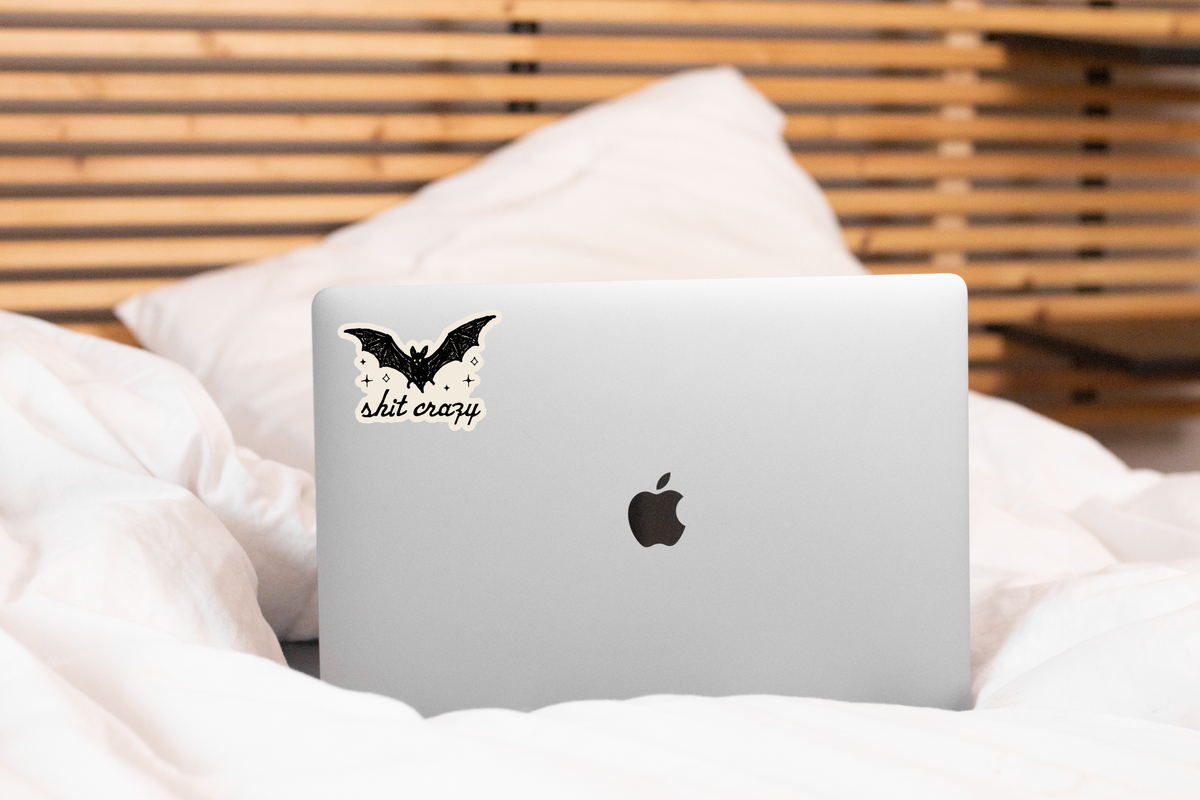 Bat Shit Crazy Sticker