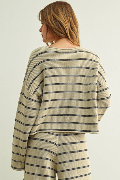 Abigail Stripe Sweater Top