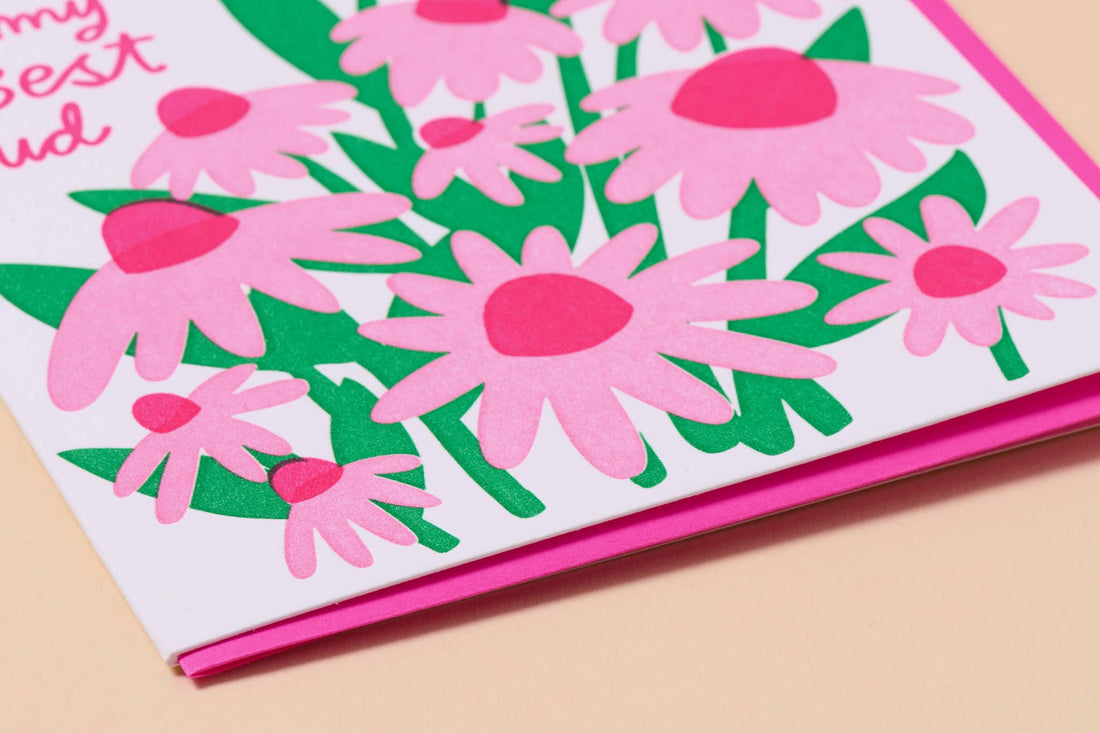 Best Bud Birthday Card