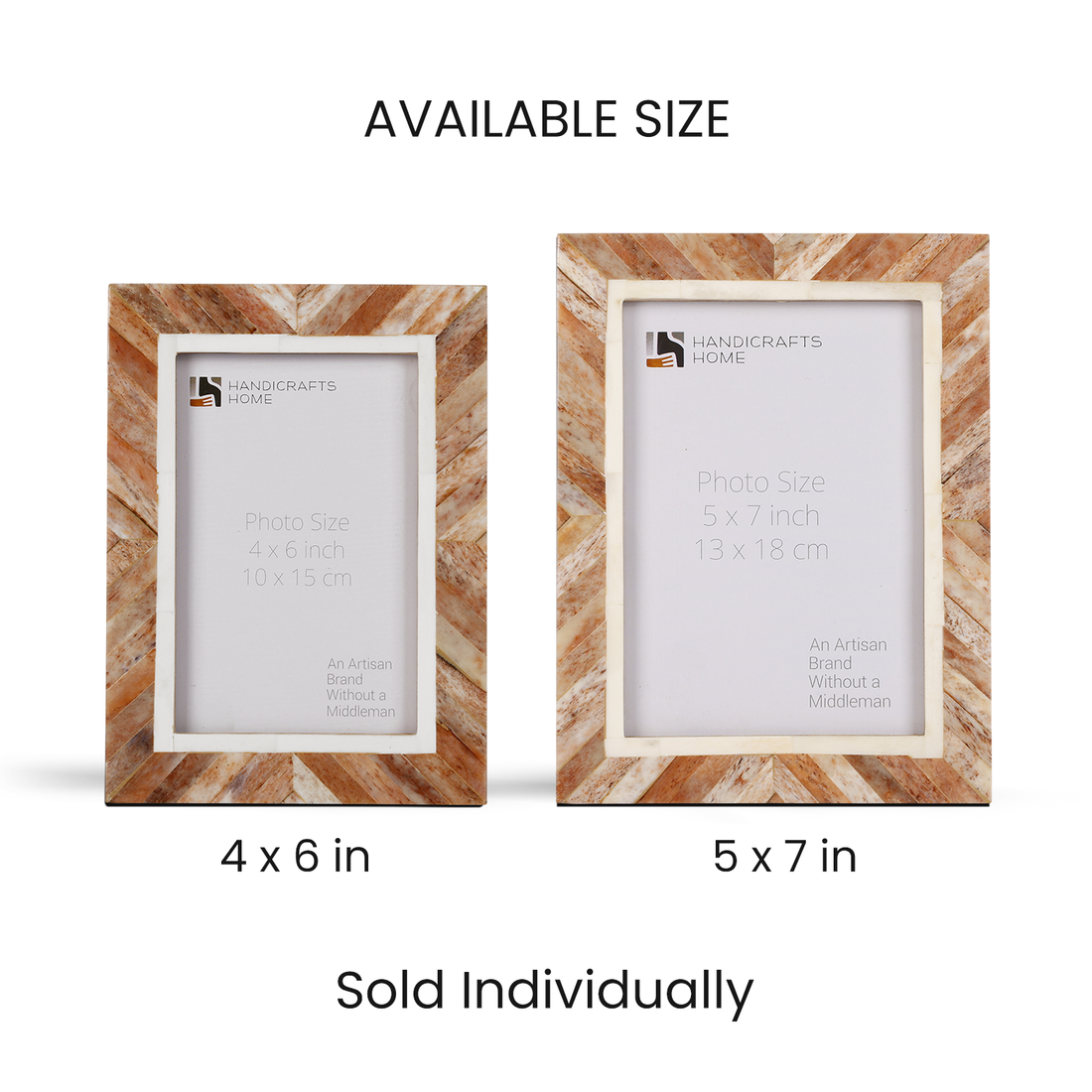 Brown Chevron Frame