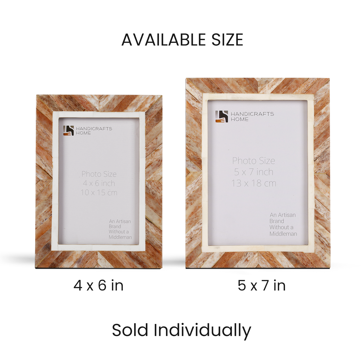 Brown Chevron Frame