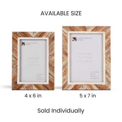 Brown Chevron Frame