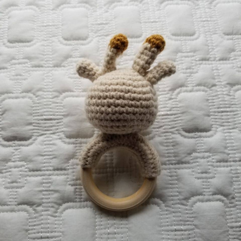 Deer Crochet Rattle