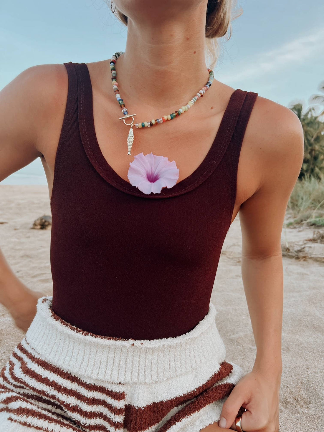 Sardine Recycled Glass Necklace