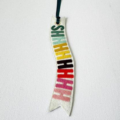 Shhhh… Felt Bookmark