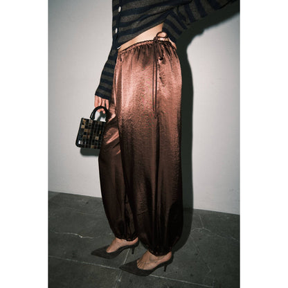 Lucille Satin Balloon Pants