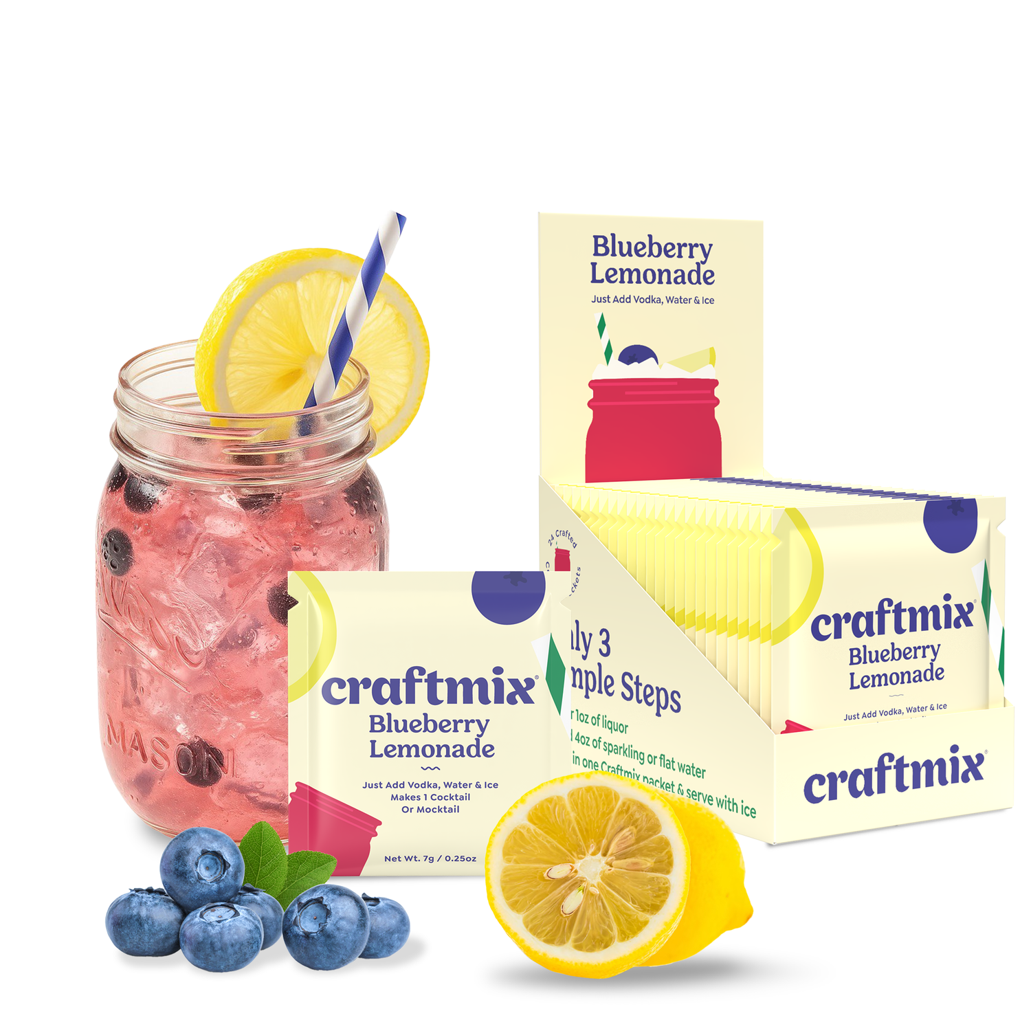 Blueberry Lemonade Cocktail Mix
