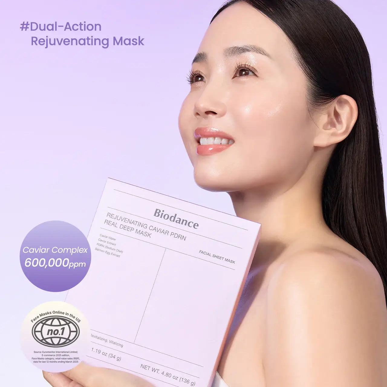 Rejuvenating Caviar PDRN Real Deep Sheet Mask