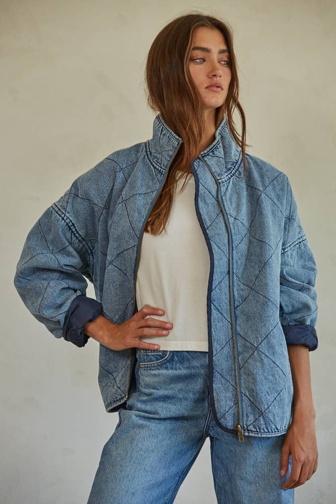 Mikey Woven Denim Jacket