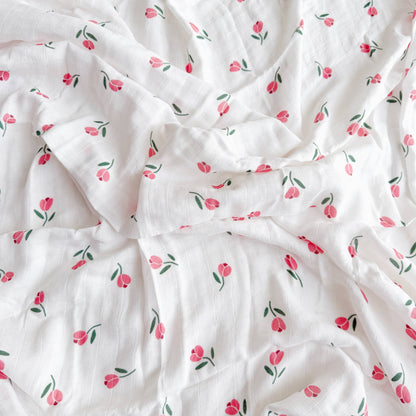 Tulip Bamboo Muslin Swaddle Blanket
