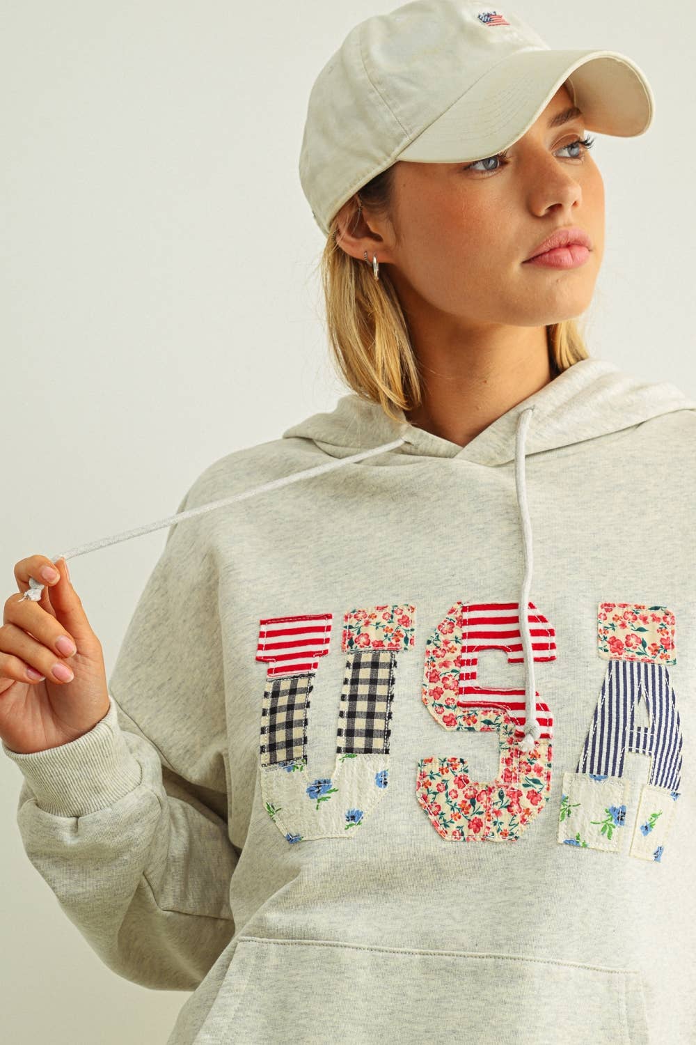 Patchwork USA Hoodie