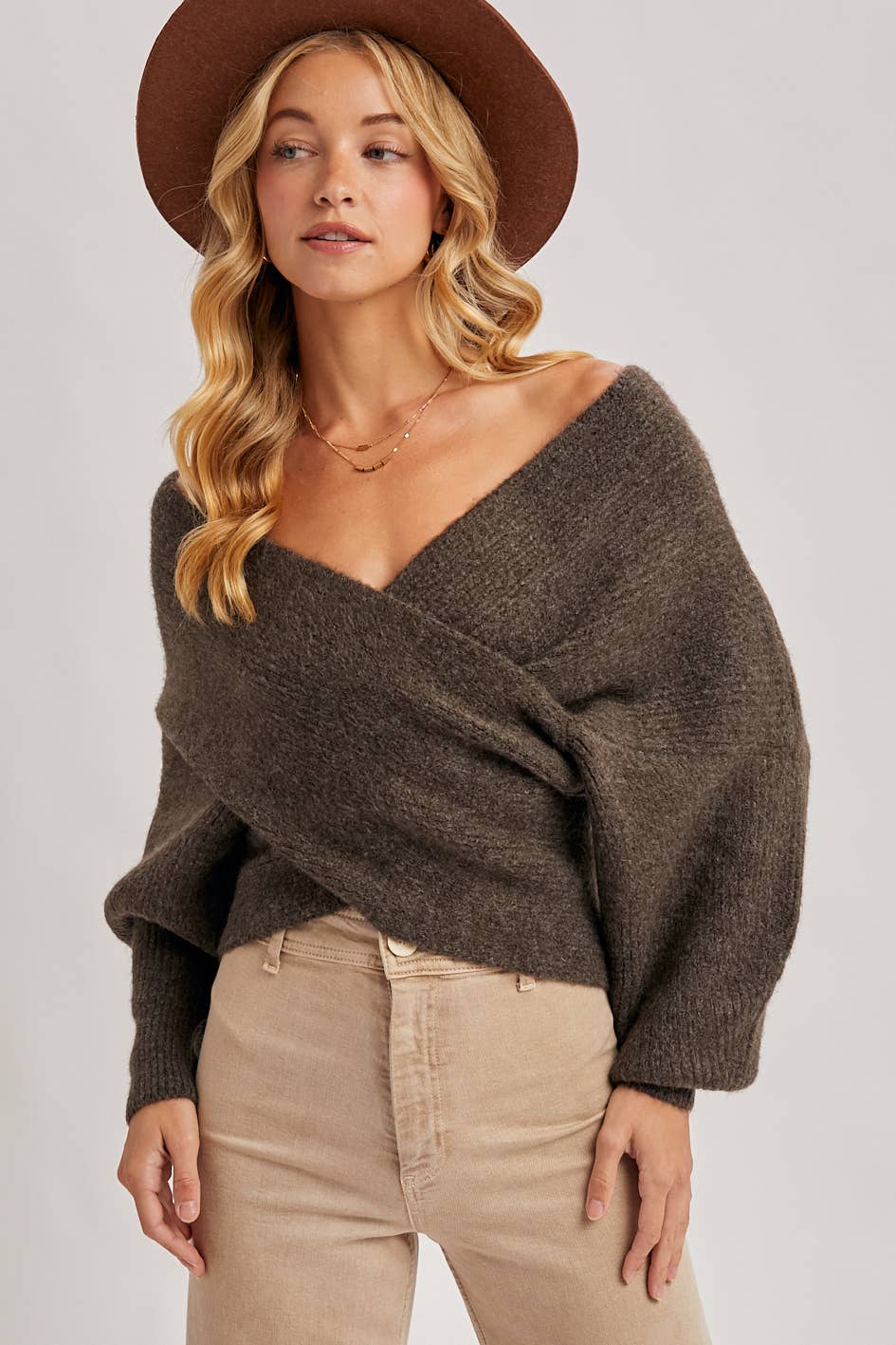 Sofie Crossover Sweater