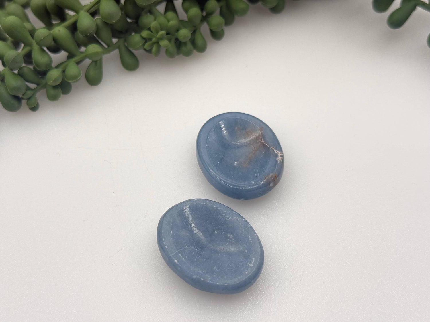 Angelite Worry Stone