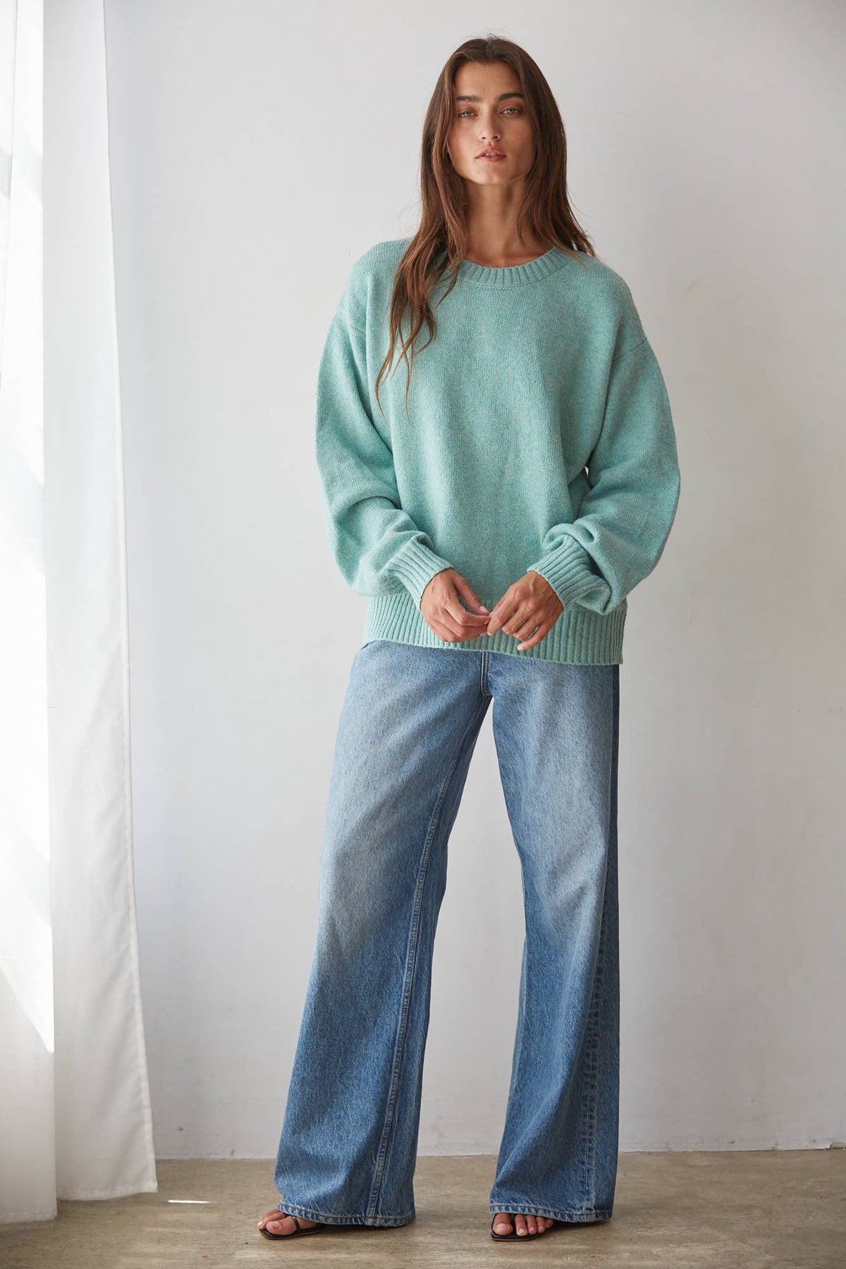 Minty Crewneck