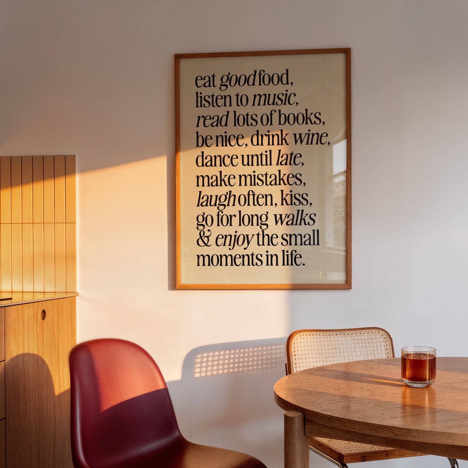 Enjoy The Small Moments Print