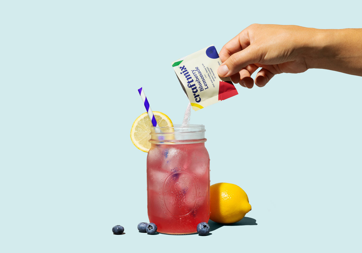 Blueberry Lemonade Cocktail Mix