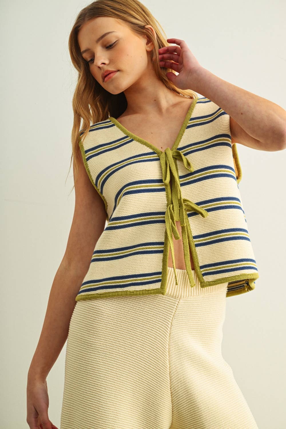 Alyssa Stripe vest